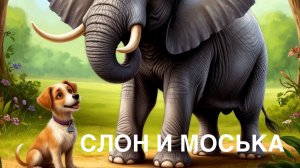 Басня «СЛОН И МОСЬКА».