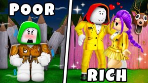 Джей Джей и Майки: бедняки против богачей в «99 ночей в лесу»! Анимация Роблокс