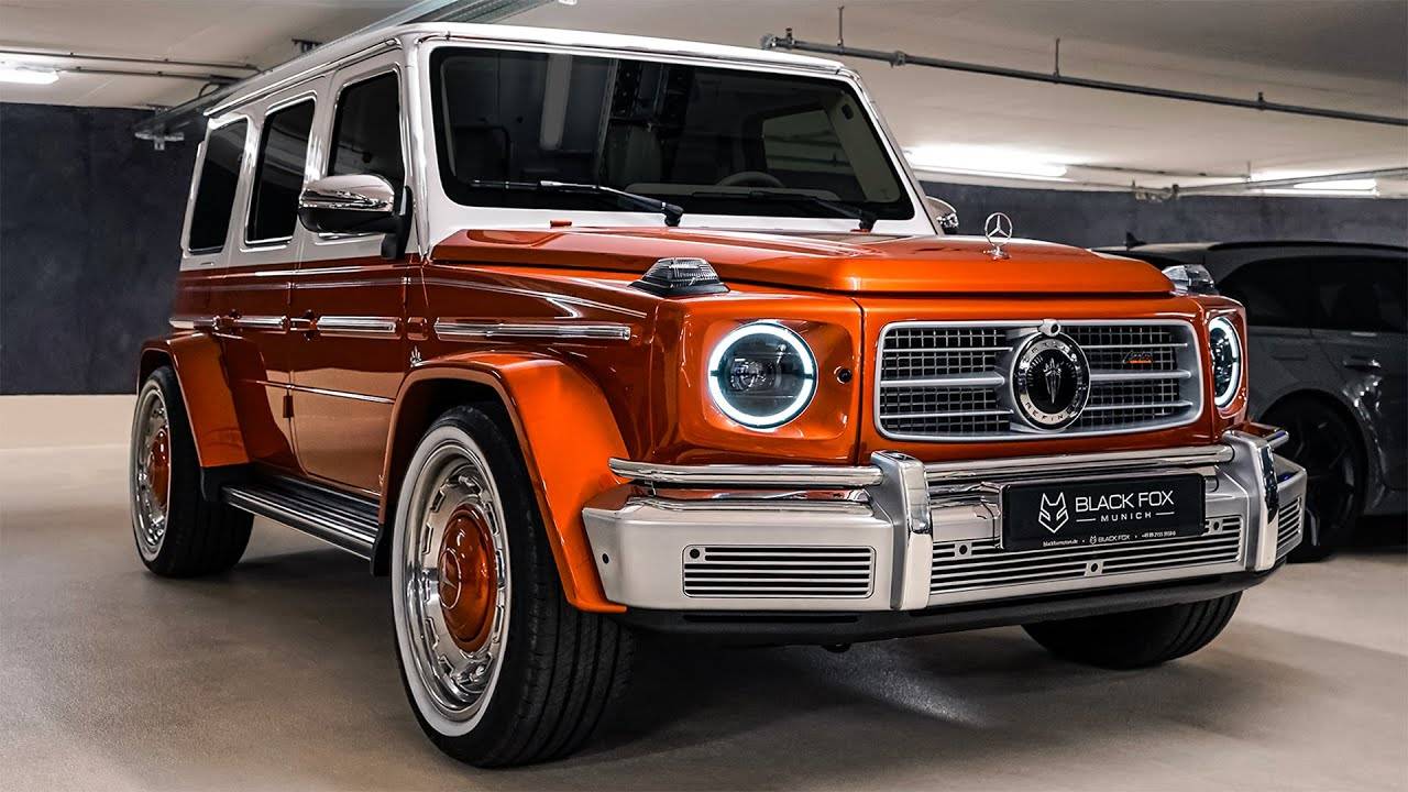 Mercedes G-Class Vintage от Carlex Design — звук, интерьер и экстерьер смотреть онлайн