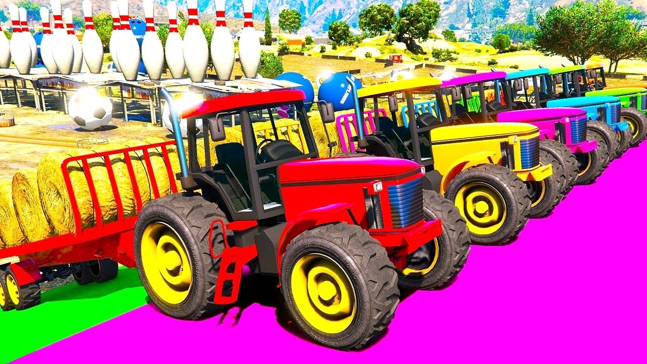 Мультфильмы про тракторы. Смешные мультфильмы для малышей. Смешные мультфильмы для детей.