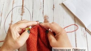 начинаю вязать рукав из проймы.