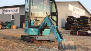 МИНИ-ЭКСКАВАТОР RIPPA R328 НЕБОЛЬШОЙ ОБЗОР,РАБОТА ГИДРАВЛИКИ