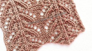 Широкие ажурные дорожки спицами 💟 Для вязания летних топов, косынок