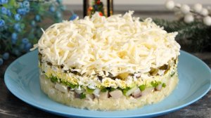 Вот он! Конкурент "ШУБЫ". Салат "Сельдь по снегом" на праздничный стол. Очень Вкусно