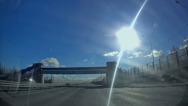 🚗 Видео с видеорегистратора: движение по посёлку Боровский | 70mai Dash Cam Pro | 20.10.2025