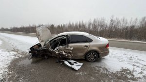 ДТП под Ачинском, на 666-м км трассы "Всему виной, конечно, три шестерки"