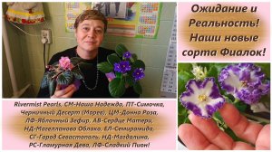 Ожидание и Реальность! Наши новые сорта Фиалок!