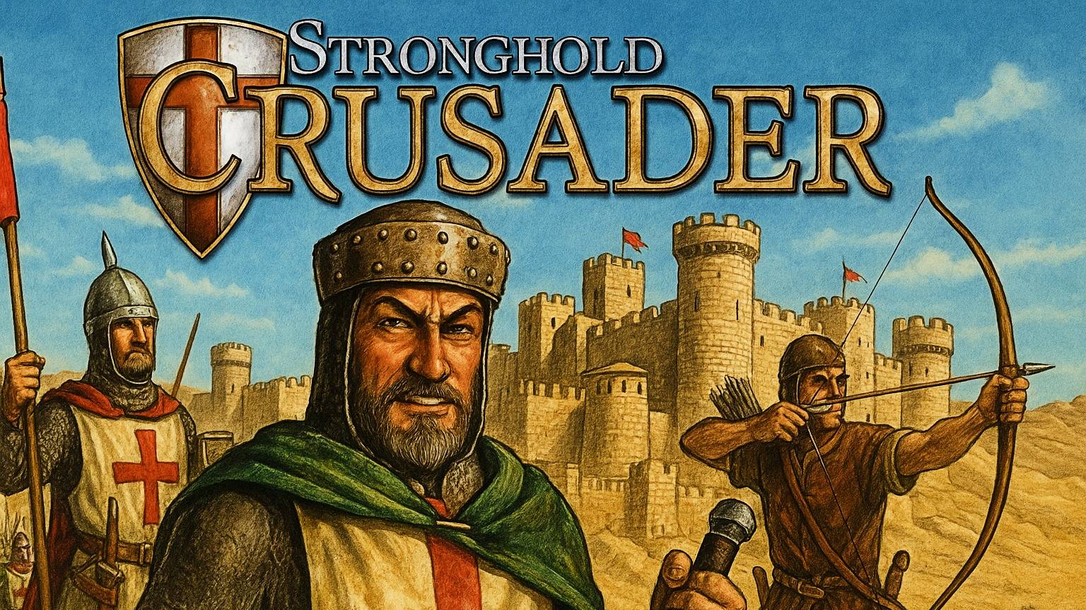 🔥 КОГДА ТЕБЯ ОТВЛЕКАЮТ в Stronghold Crusader, ТЫ ПРОИГРЫВАЕШЬ! ПРОВЕРЕНО! ⚔️ #Stronghold #Crusader смотреть онлайн