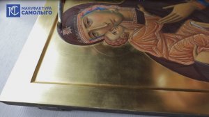 Покрытие иконы "Сандараковым лаком на спиртовой основе"