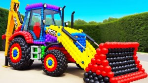 Мультики для детей. Воздушные шарики превращаются в трактор и животных. Мультики для малышей.