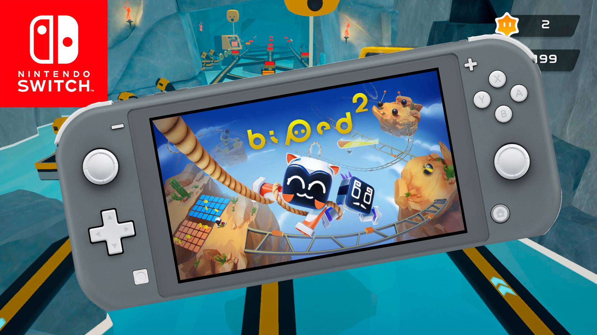 Biped 2 Nintendo Switch Lite Gameplay смотреть онлайн