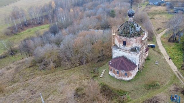 Церковь в селе Хохлово. смотреть онлайн