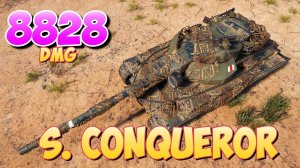 S. Conqueror - 7 Фрагов 8.8K Урона • По одному! • Мир Танков