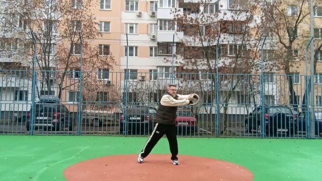 Упражнения с ротанговыми кольцами Вин Чун (3)