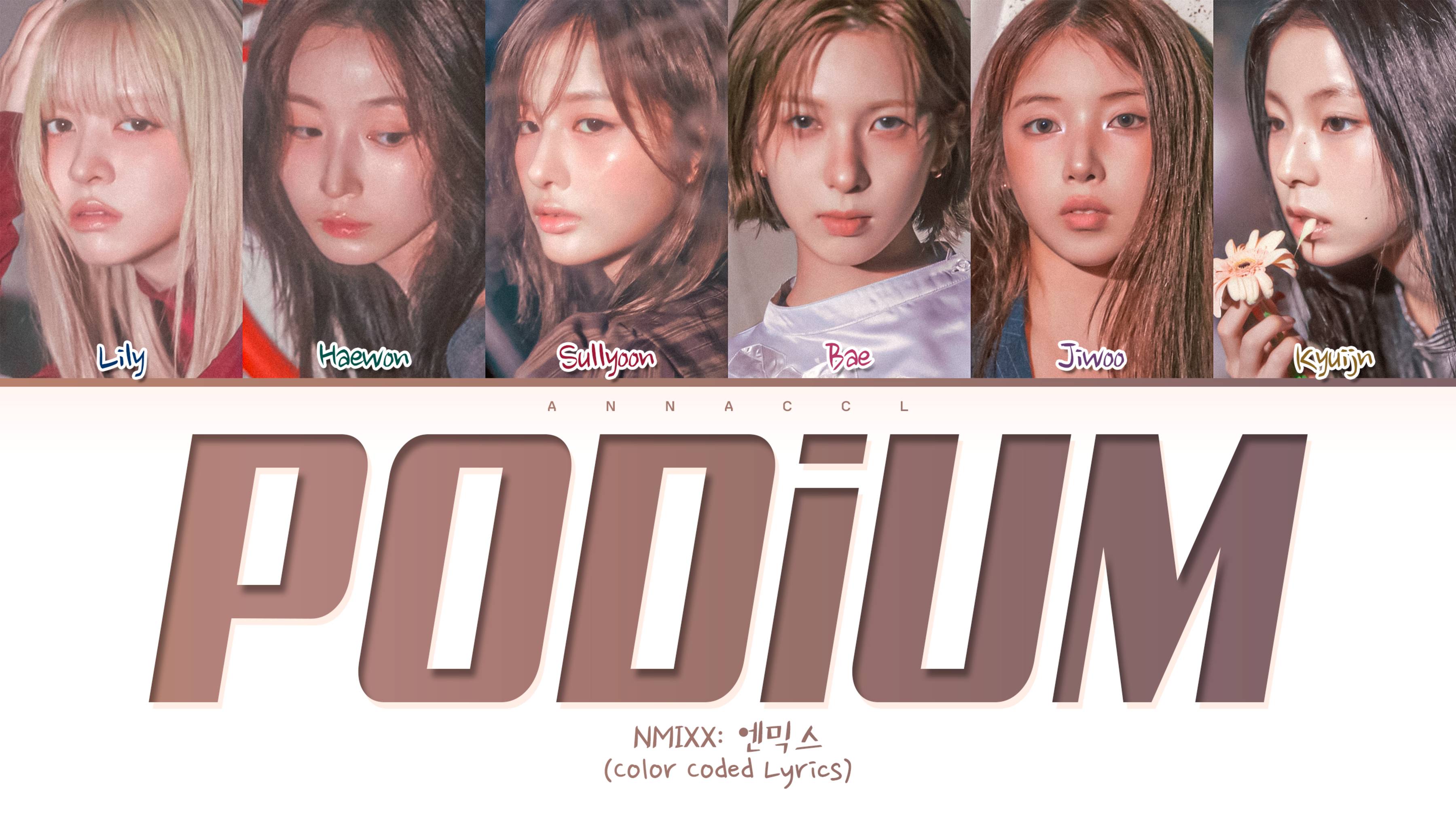 NMIXX PODIUM (Перевод на русский) (Color Coded Lyrics) смотреть онлайн