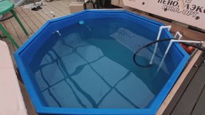 Бюджетный обогрев бассейна своими руками.