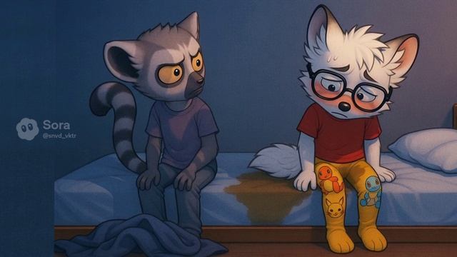 Не сходил в туалет перед сном и описался в постель