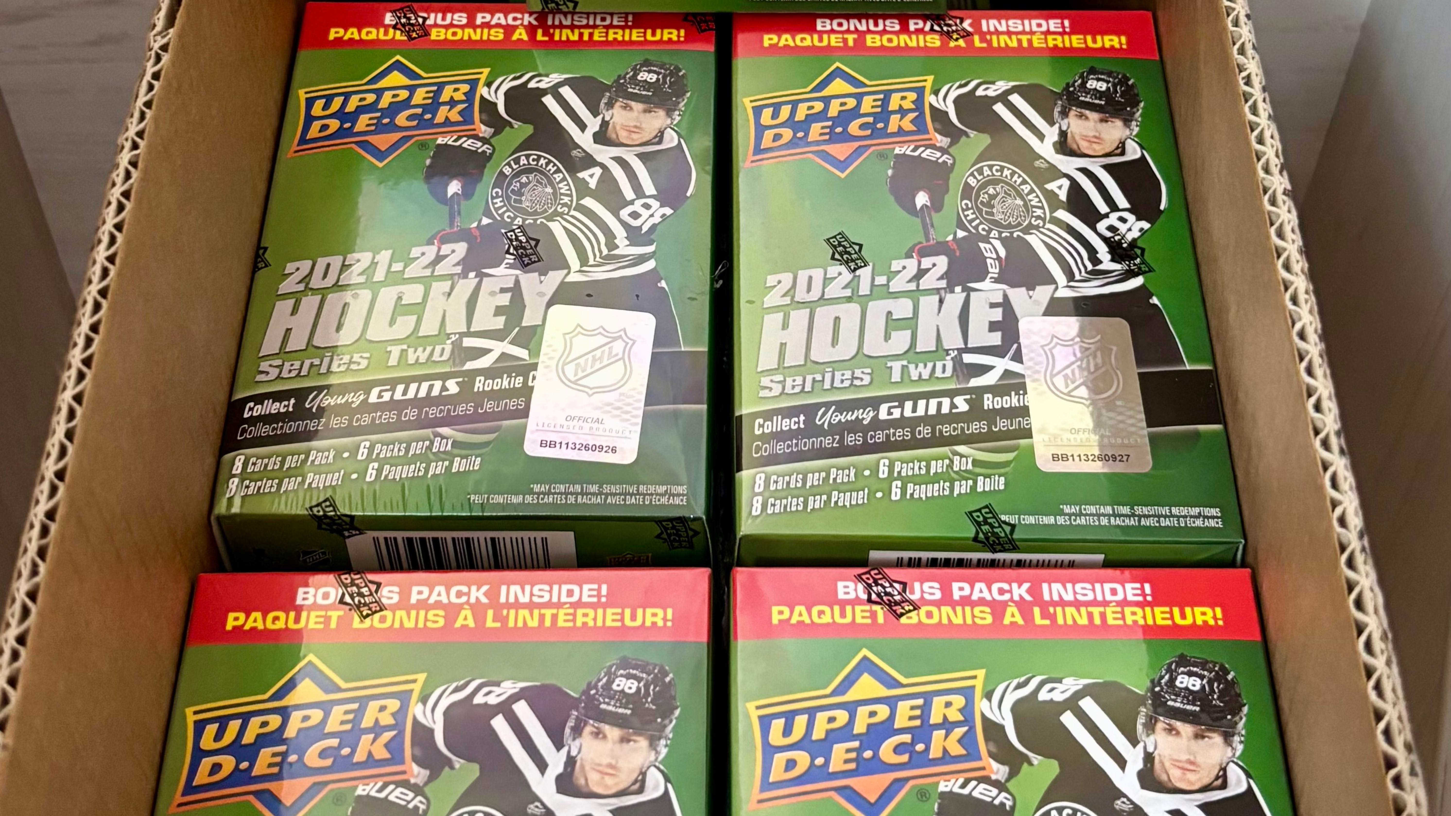 Case Blaster box (6-10/20) коллекции 2021/22 UDHockey Series 2 - Драфт №2 смотреть онлайн