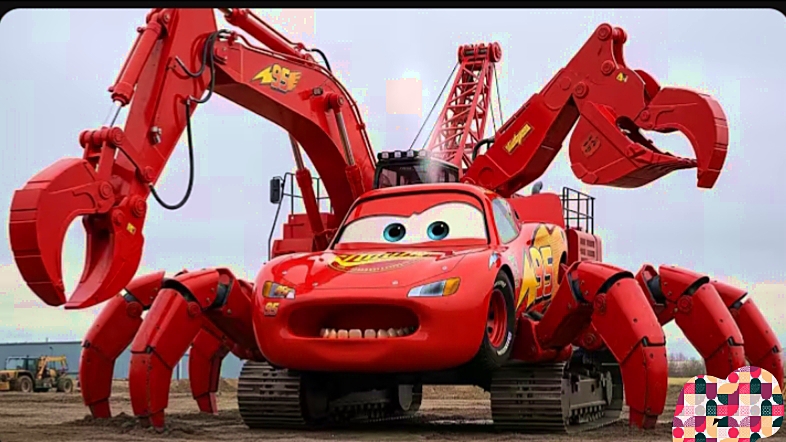 Мультфильм, красная машинка в городе, мультик смотреть онлайн