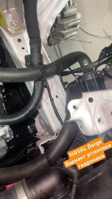 HAVAL Dargo установка автономного отопителя гидроник. EBERSPACHER HYDRONIC