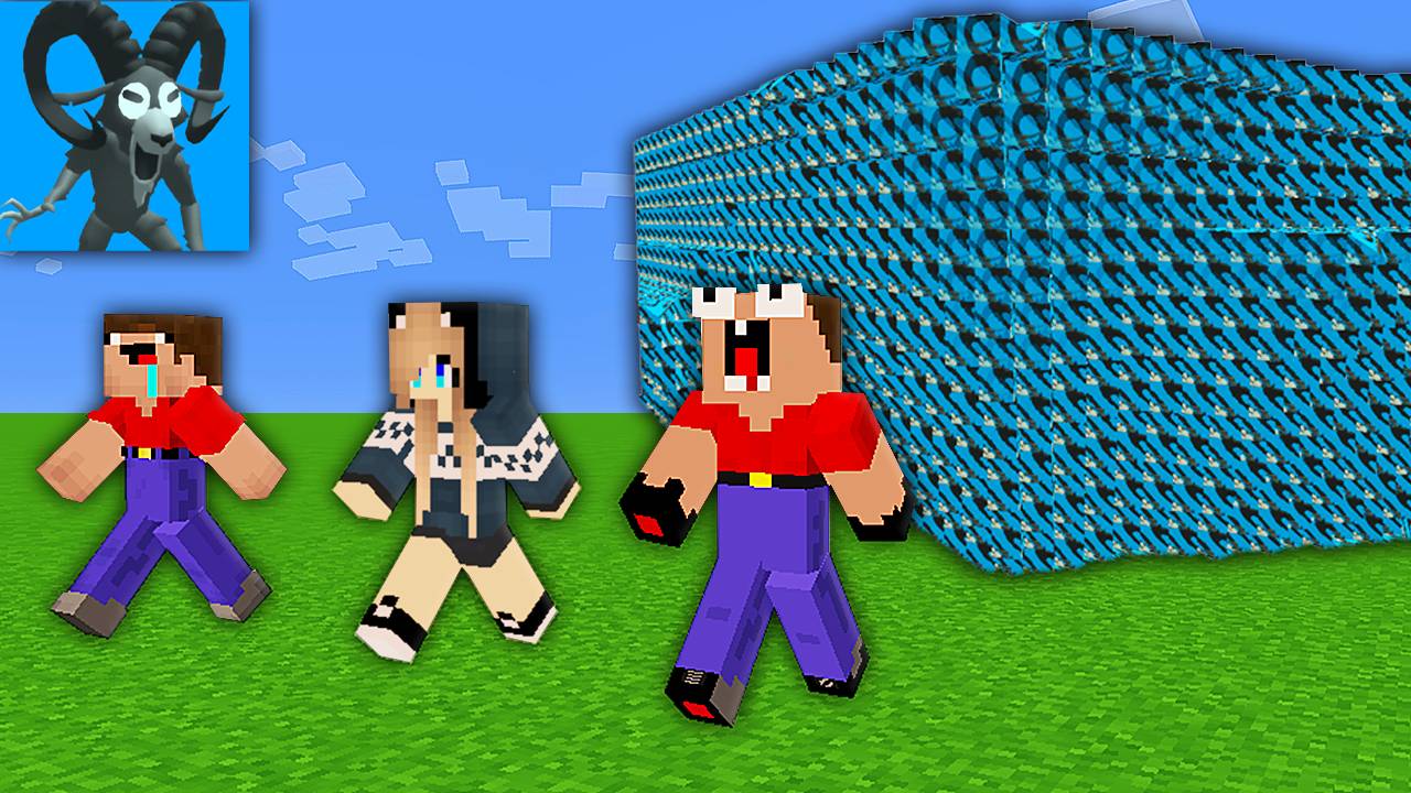 🌊ЦУНАМИ ИЗ БАРАНА 99 НОЧЕЙ В МАЙНКРАФТ! | Глазастая Морда Minecraft смотреть онлайн