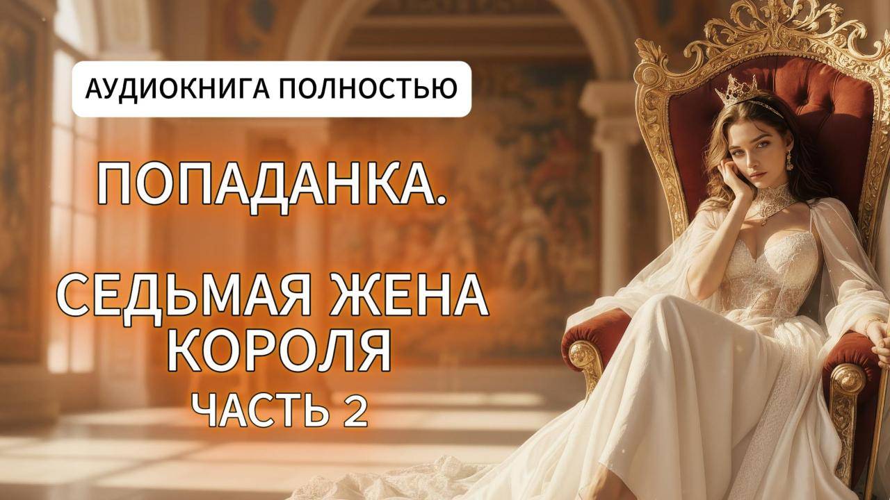 ПОПАДАНКА. СЕДЬМАЯ ЖЕНА КОРОЛЯ ЧАСТЬ 2 | ЛЮБОВНЫЙ РОМАН | АУДИОКНИГА ПОЛНОСТЬЮ |ФЕНТЕЗИ смотреть онлайн