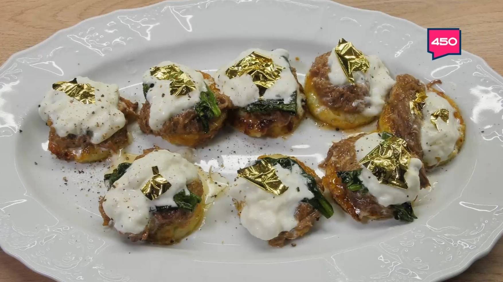 Драники в изысканном оформлении. Формула вкуса