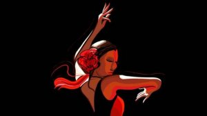 Фламенко, аккордеон и скрипка .