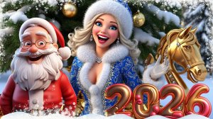 С Новым 2026 годом! Поздравления Прикольные  и Весёлые С Годом Лошади!