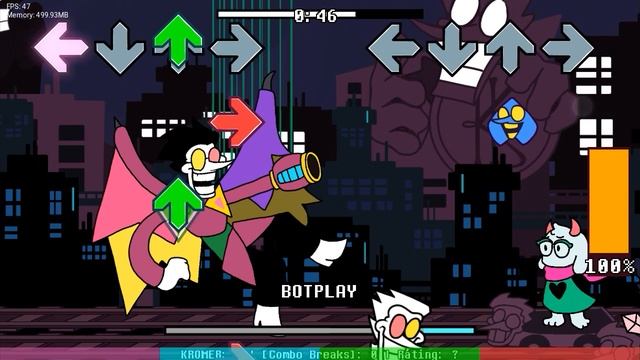 Фрай де Найт фанкин мод на deltarune