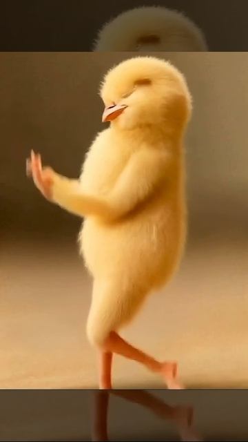 Танцующий цыплёнок — позитив в каждом движении 🐥🎶