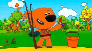 МИМИШНЫЕ МИШКИ - Учим цвета с мишками - Развивающий мультфильм для детей раскраска