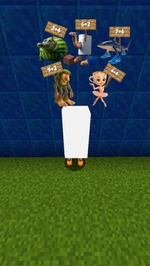 Italian Brainrot vs Squid Game Sky  -  #minecraft #italianbrainrot