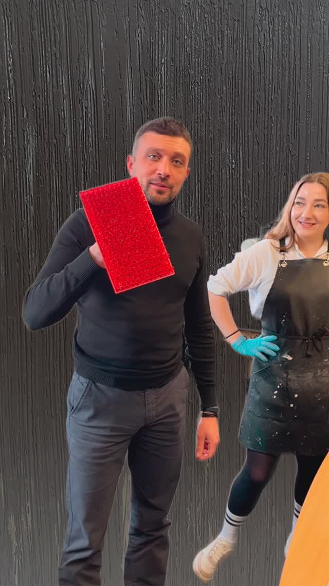 Эффект 1000 линий при помощи супер инструмента. Декоративная штукатурка своими руками смотреть онлайн