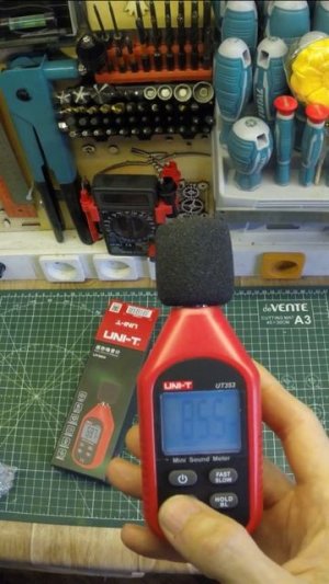 Бюджетный цифровой Шумомер Uni-T UT353 с  Aliexpress #tools