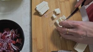 Вкусный салат с хрустящими баклажанами