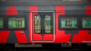 100-й поезд Иволга 4.0 "Черная Мамба" на МЦД-4 / Увидели из окна электрички в Московской области!