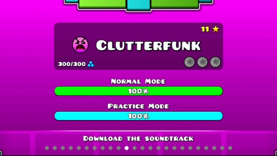 Geometry Dash: Level 11 - Clutterfunk смотреть онлайн