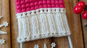 Интересная, красивая, праздничная резинка для носочков.