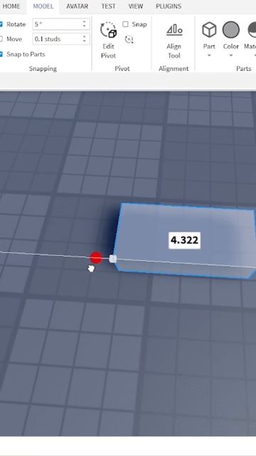 Фишка с Tab для продвинутого моделирования в Роблокс Студио