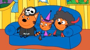 Три Кота ХЭЛЛОУИН - Коржик Карамелька и Компот - Раскраска три кота - Мультик