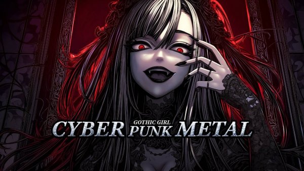 Dark Gothic Girl – Cyberpunk Metal / Inspired by the Girl Next Door / Study & Focus Music
