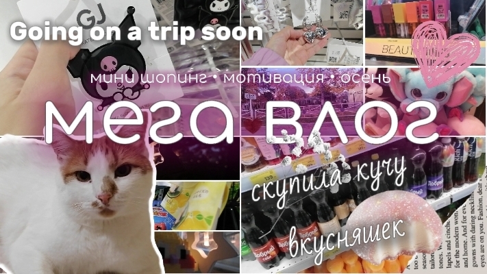 Мега влог 📹🔥 скупила кучу вкусняшек 🤩 скоро в поездку 🤗🌼 смотреть онлайн