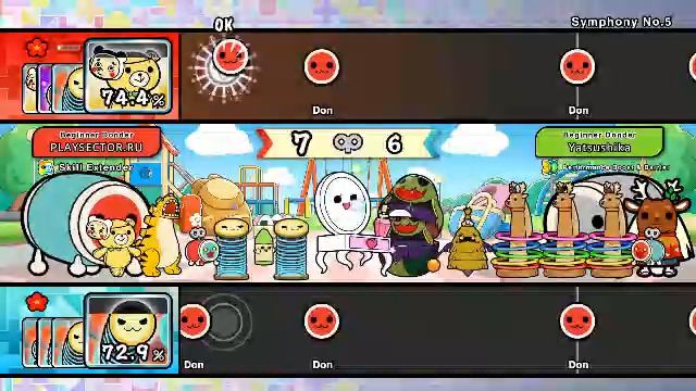 Taiko no Tatsujin: Rhythm Festival — Геймплей | Прохождение (PC) смотреть онлайн