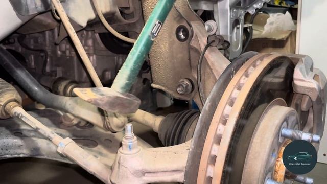 Замена переднего амортизатора и пыльника амортизатора Chevrolet Equinox