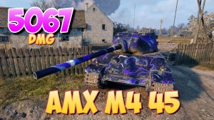 AMX M4 45 - 5 Фрагов 5K Урона • Растет! • Мир Танков
