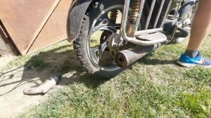 КАК СДЕЛАТЬ ГРОМКИЙ ГЛУШИТЕЛЬ НА МОПЕДЕ АЛЬФА/ПРЯМОТОК НА МОПЕДЕ АЛЬФА/ПРОСВЕРЛИЛИ ГЛУШИТЕЛЬ.