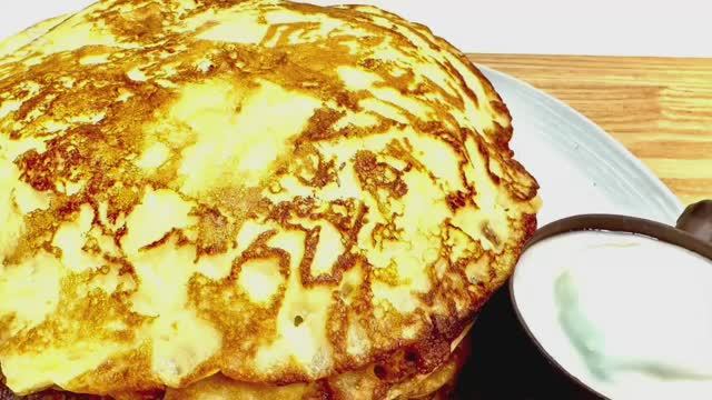 Яблочные блинчики!