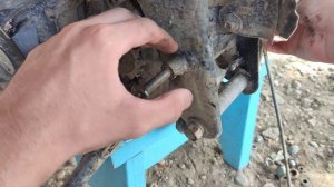 ИСПРАВЛЯЕМ ЛЮФТ ЗАДНЕГО КОЛЕСА(МАЯТНИКА) НА МОПЕДЕ АЛЬФА