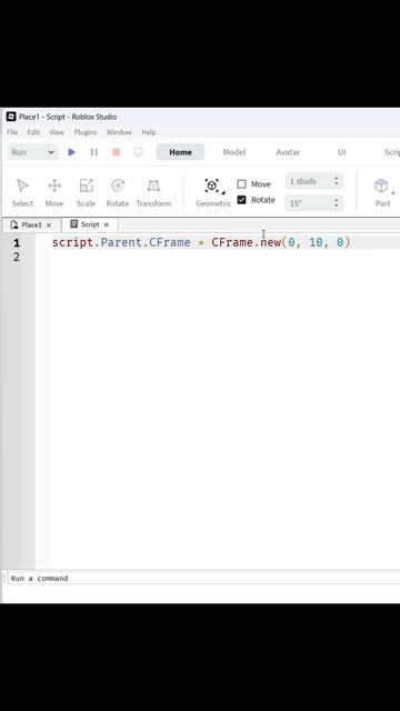 Что такое CFrame в Роблокс Студио